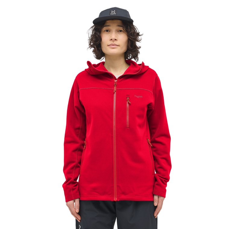Haglöfs Rosson Mid Hood Women Bright Red