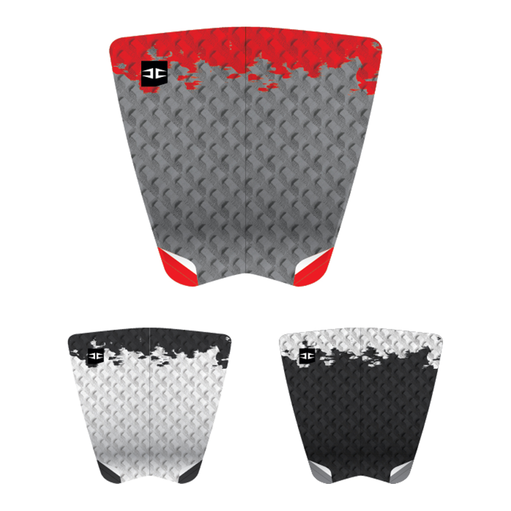 HURRICANE Pads - LEO - 2 pieces Red on Grey