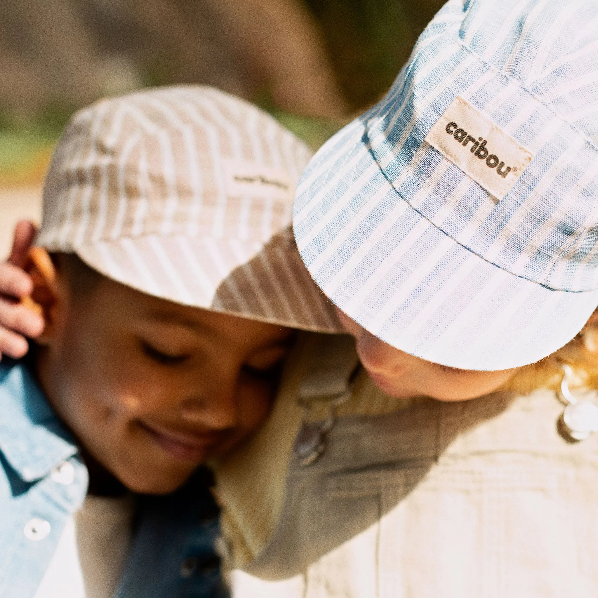 Caribou Casquette Rayée Naturel 2-12ans