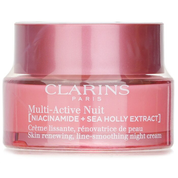 Clarins Multi-Active Nuit (Niacinamide   Sea Holly Extract) Skin Renewing Line-Smoothing Night Cream All Skin Types 50ml/1.7oz