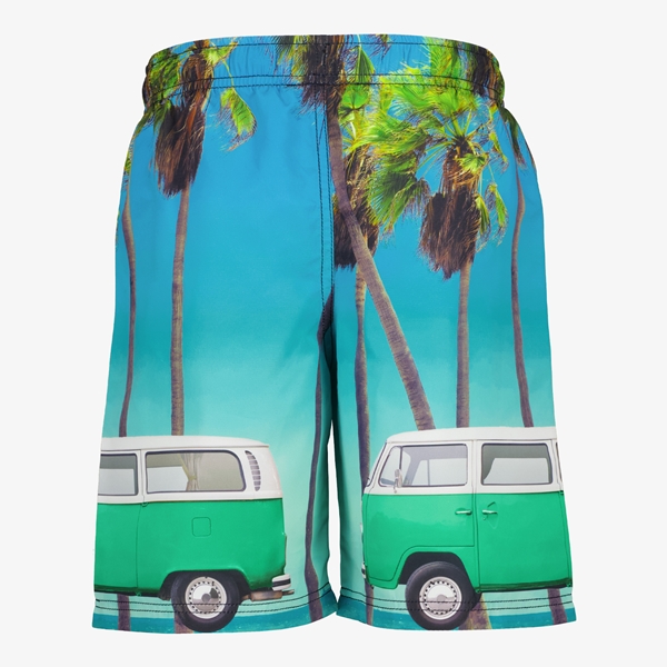Osaga heren zwemshort met tropische print