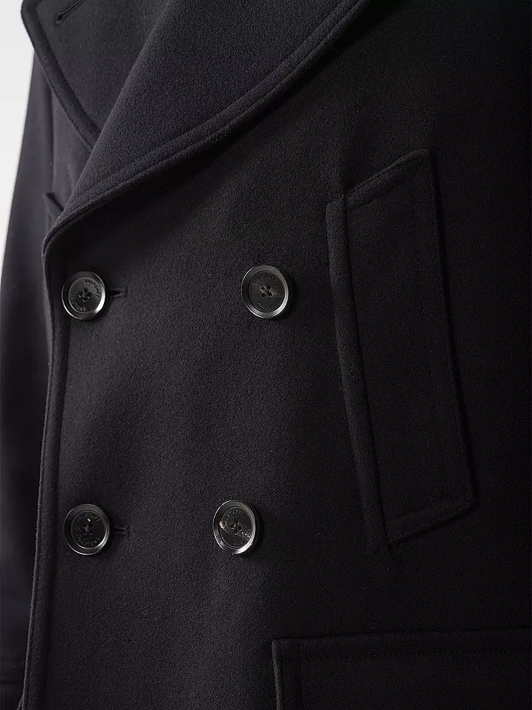 BELSTAFF Wollmantel MILFORD LONG COAT blau