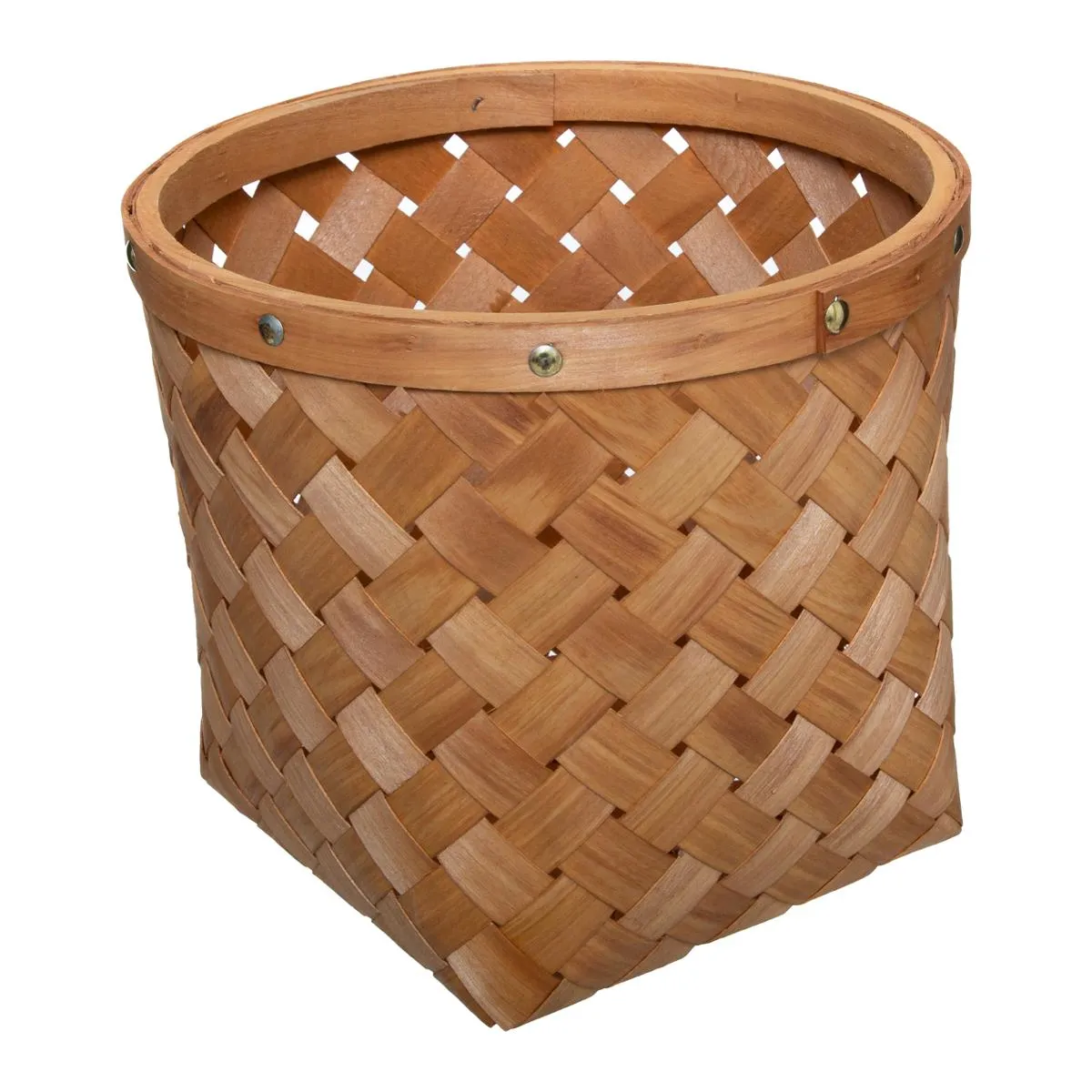 Atmosphera, Createur D'Interieur Atmosphera Paniers Rond Naturel - Marron Caramel