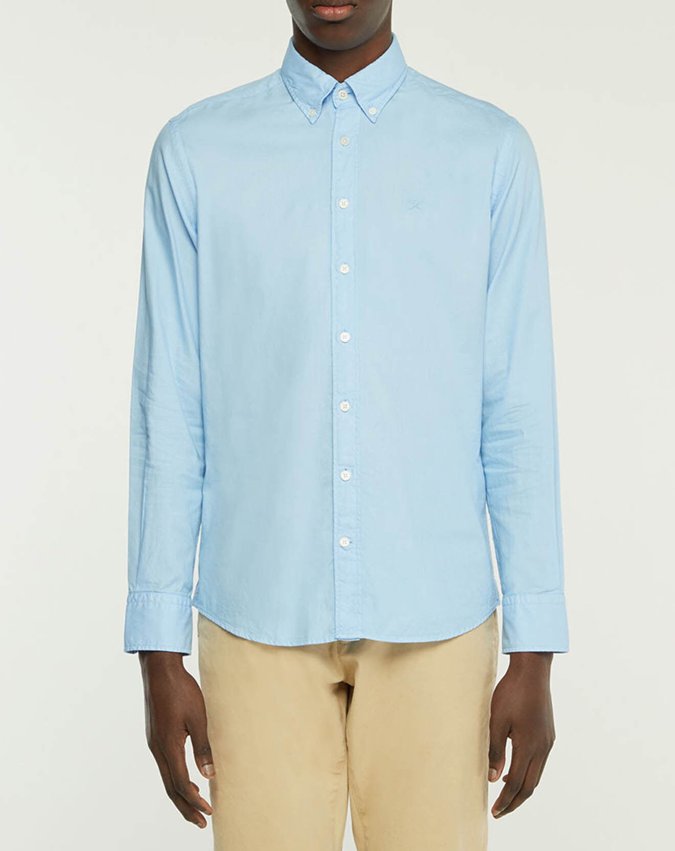 Hackett London Chemise Slim Fit Oxford bleu clair
