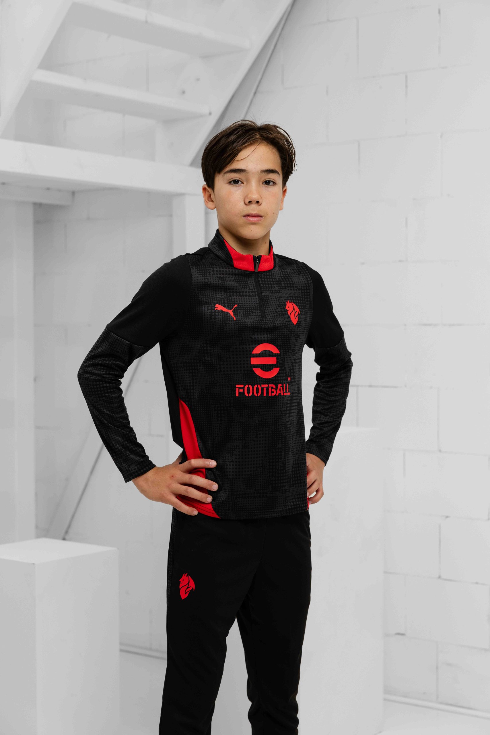 AC Milan 1/4 Zip Trainingspak Junior 2025/2026