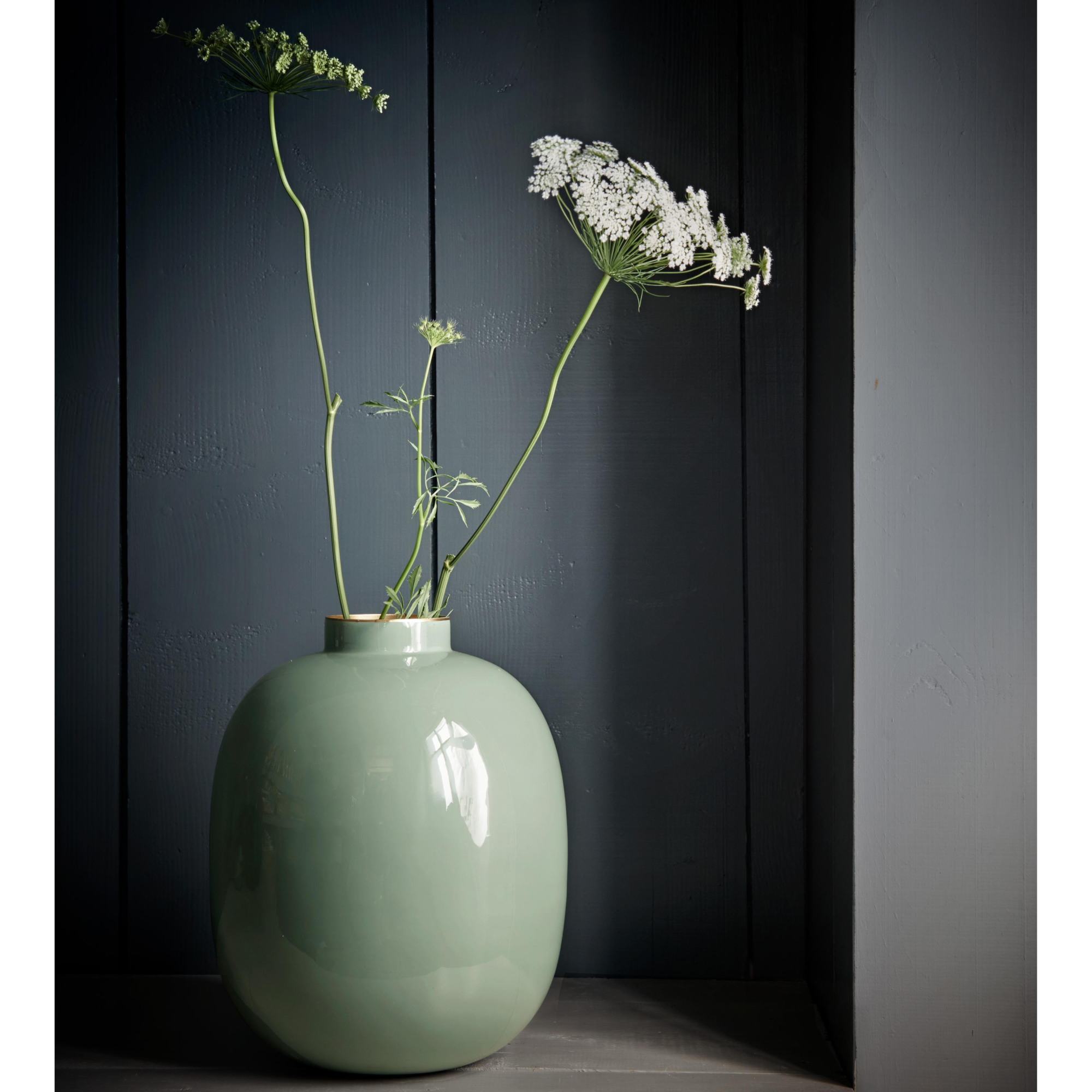 Pip Studio vaas metaal lichtgroen 32cm
