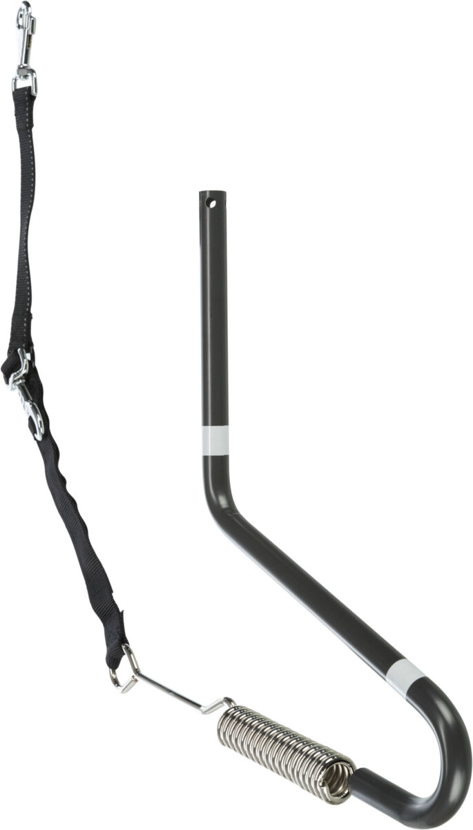 Biker Set U-Form Fahrrad Abstandhalter Velo Hunde Leine (12860) - Schwarz