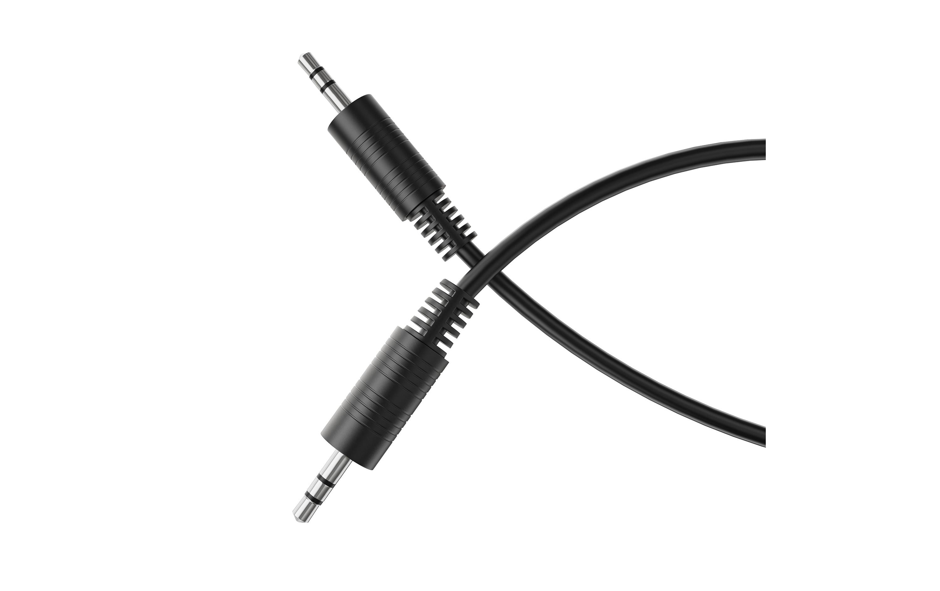 Audio-Kabel 3.5 mm Klinke - 3.5 mm Klinke 2.5 m, SchwarzAudio Kabel, 3.5 mm Klinke auf 3.5 mm Klinke, 2.50 m, schwarz