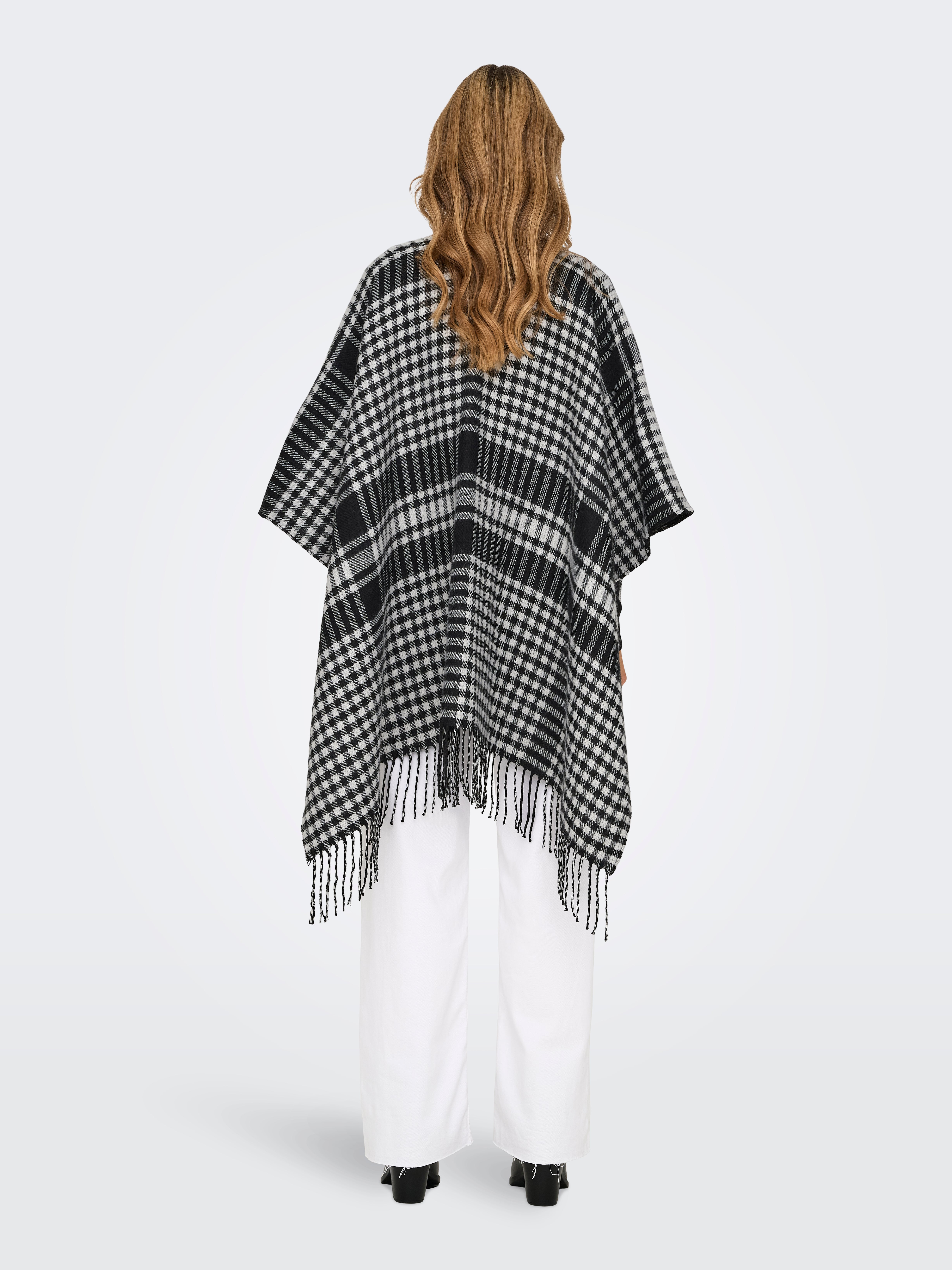 ONLVIOLET Poncho Black