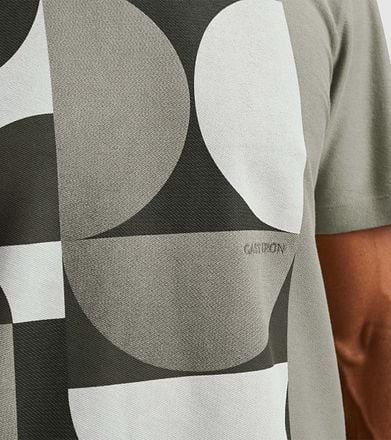 Cast Iron T-shirt Lichtgroen Print CTSS2502555-6169 kopen