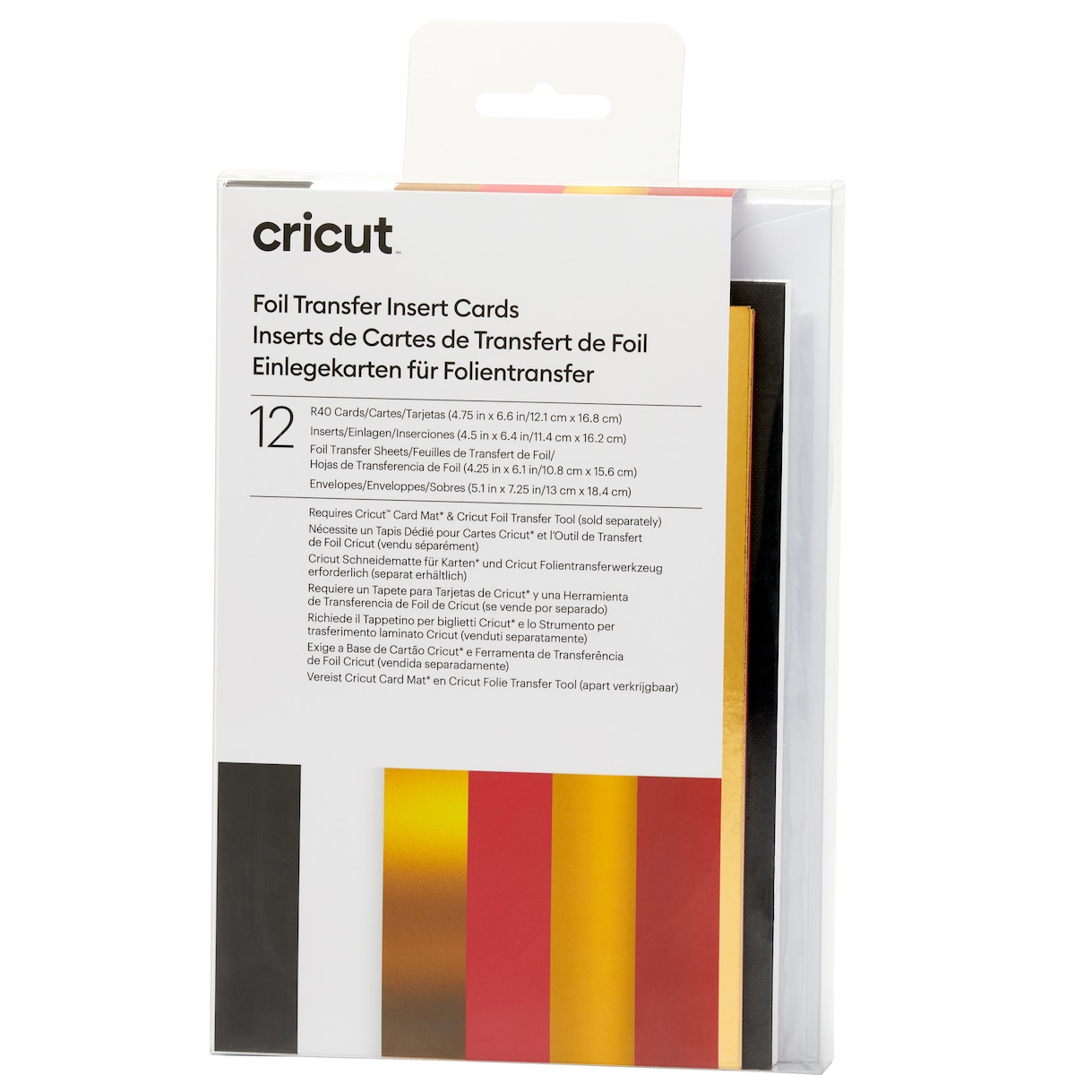 Cricut Foil innleggskort 12-pakk (Royal Flush)