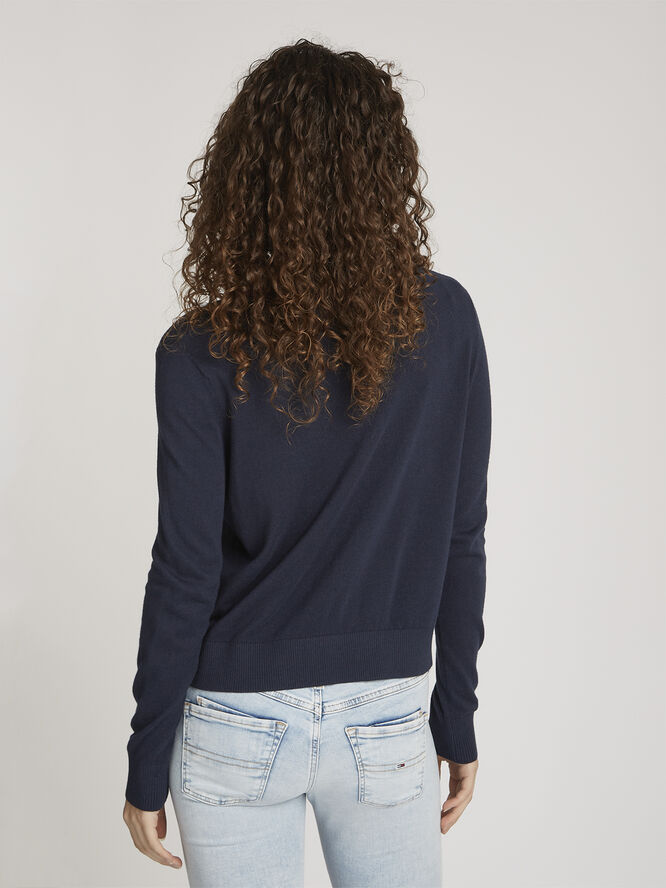 Tommy Hilfiger TJW ESSENTIAL CREW NECK SWEATER Dark night navy