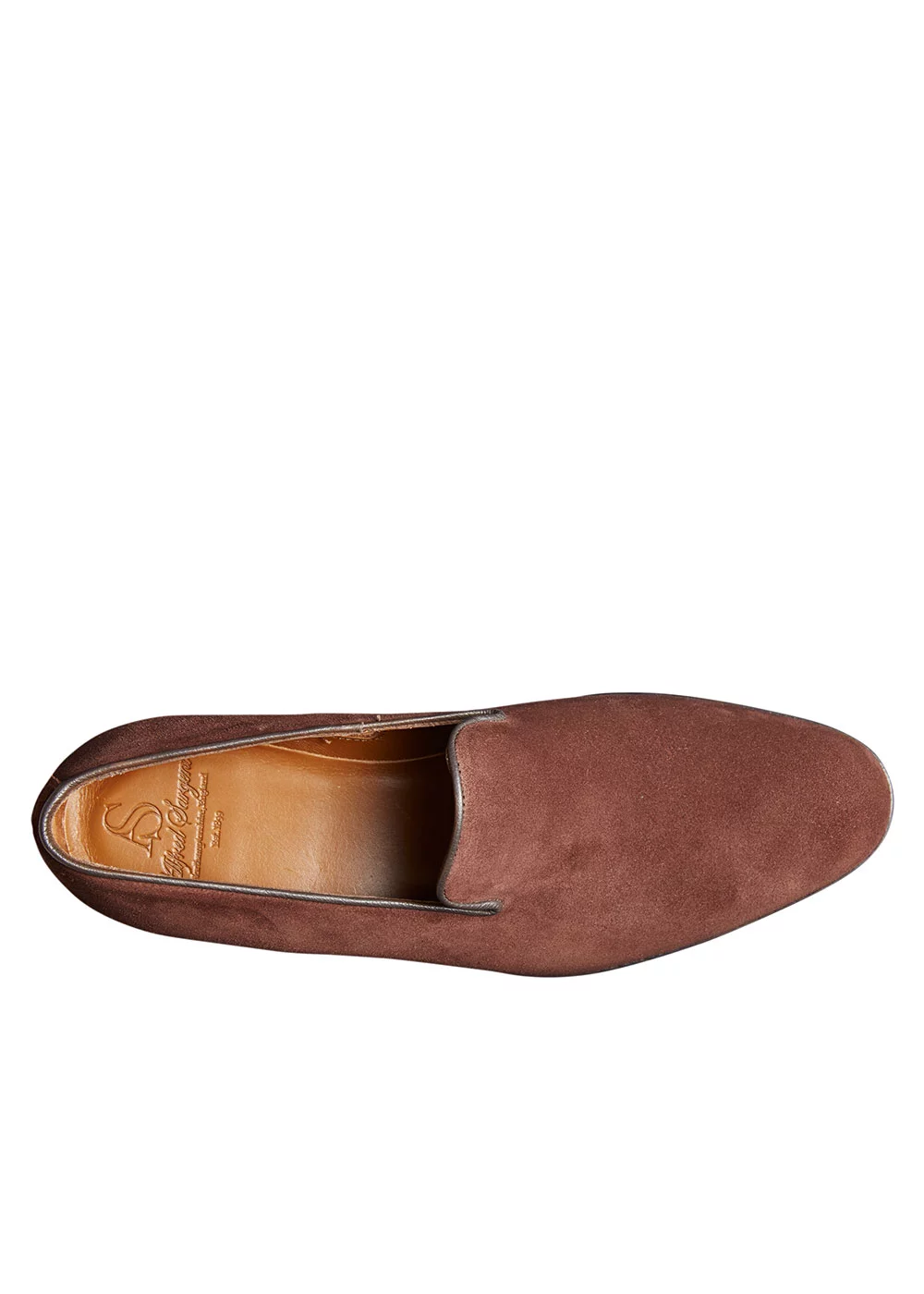 MOCASSIN HUGO VEAU VELOURS MARRON