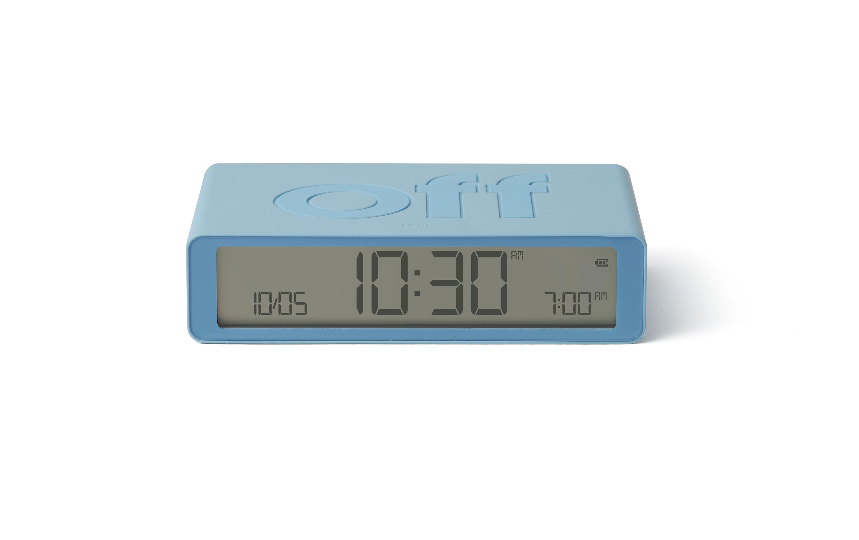 Digitalwecker Flip Classic HellblauLCD-Wecker