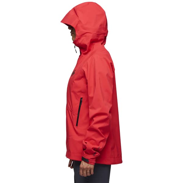 Veste randonnée BLACK DIAMOND W HIGHLINE STRETCH SHELL CORAL RED