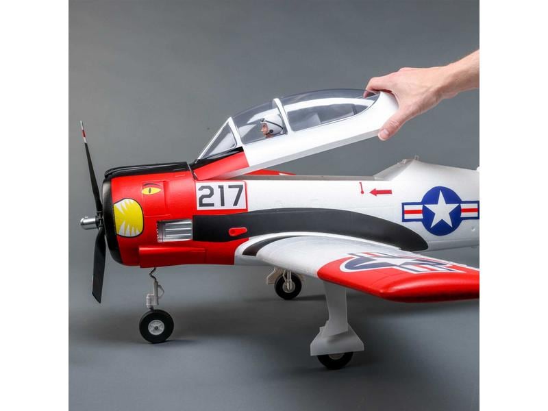 E-flite Warbird T-28 Trojan 1.2 m, Smart BNF Basic T-28 Trojan mit Einziehfahrwerk und Spektrum Smart Technik