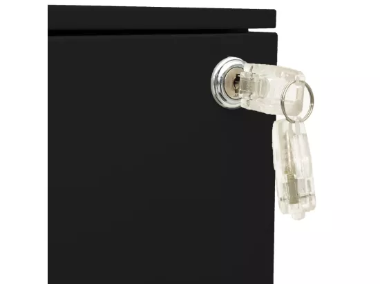 Classeur mobile Noir 39x45x67 Acier