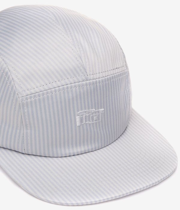 Antix Vaux 5 Panel Cap (white grey striped)