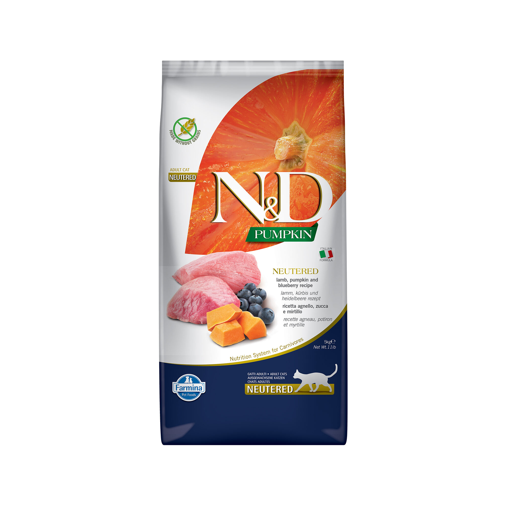 Farmina N&D Pumpkin Neutered Kattenvoer - Lamb