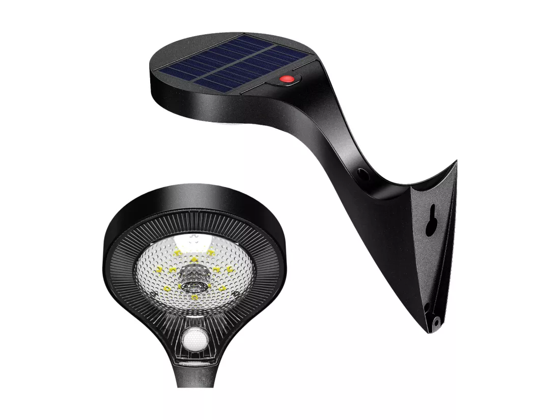 Mur Solaire LED 1000lm Crépuscule + PIR
