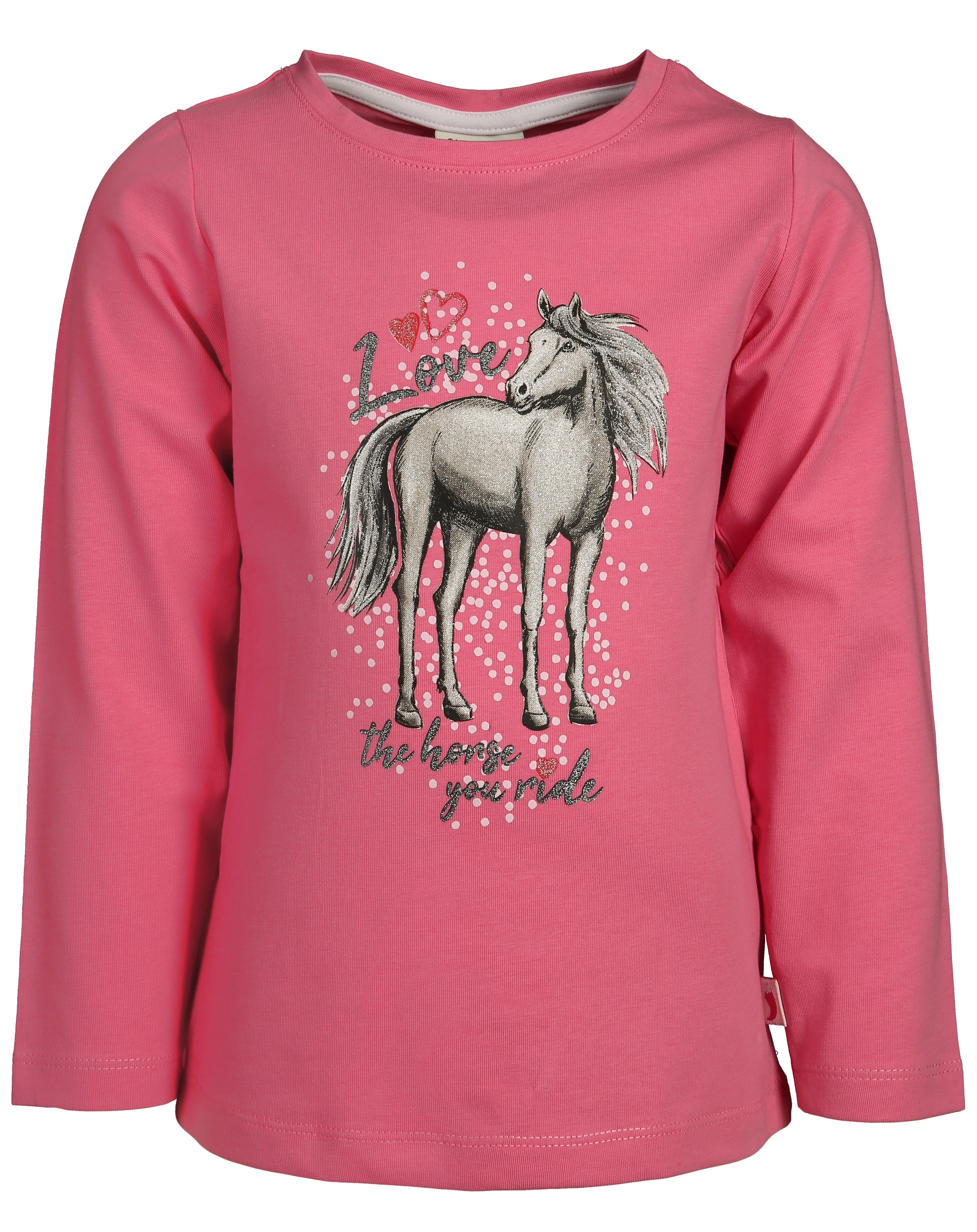 Langarmshirt THE HORSE YOU RIDE in bubble gum