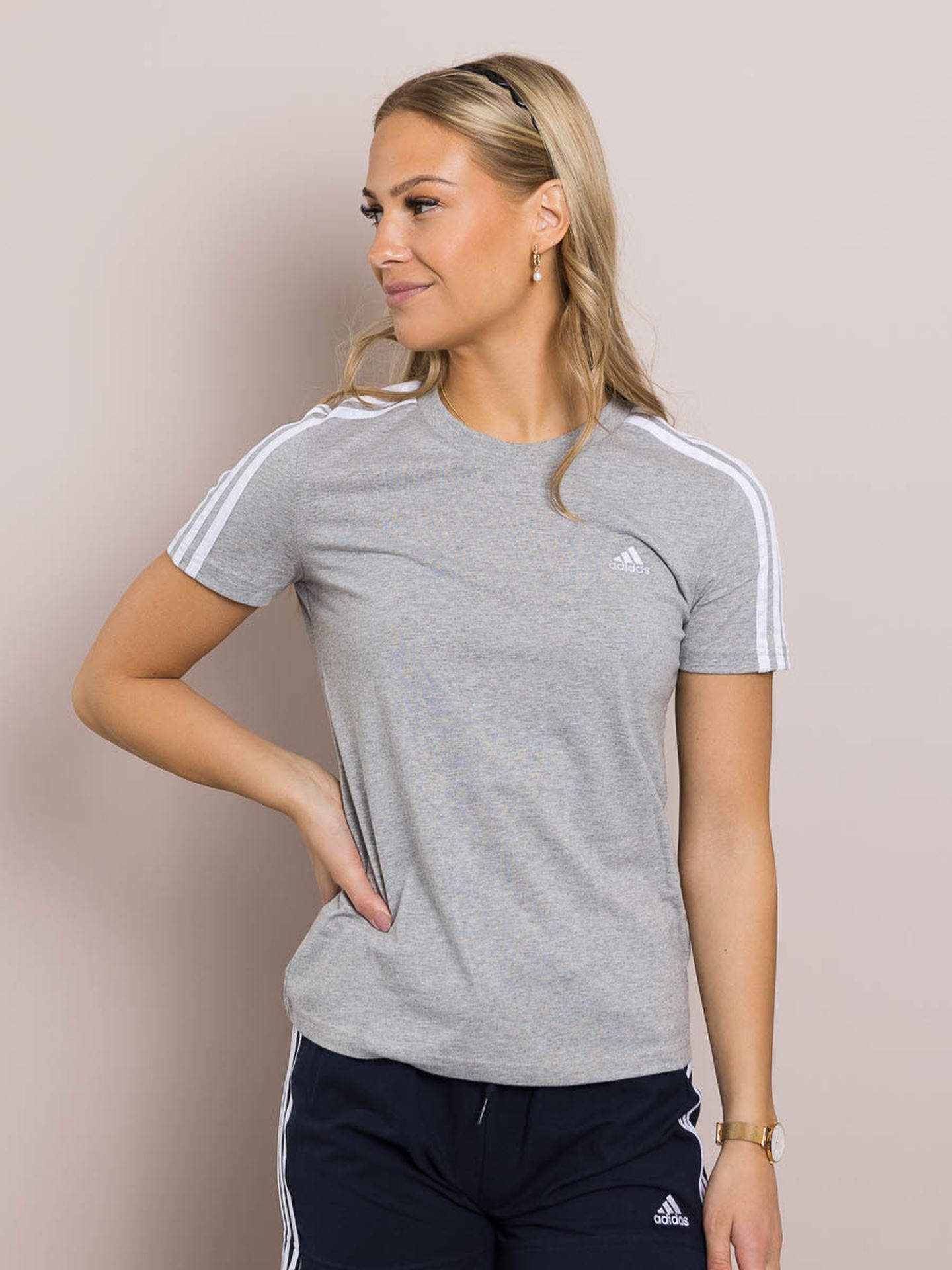 3-Stripes Cotton Tee