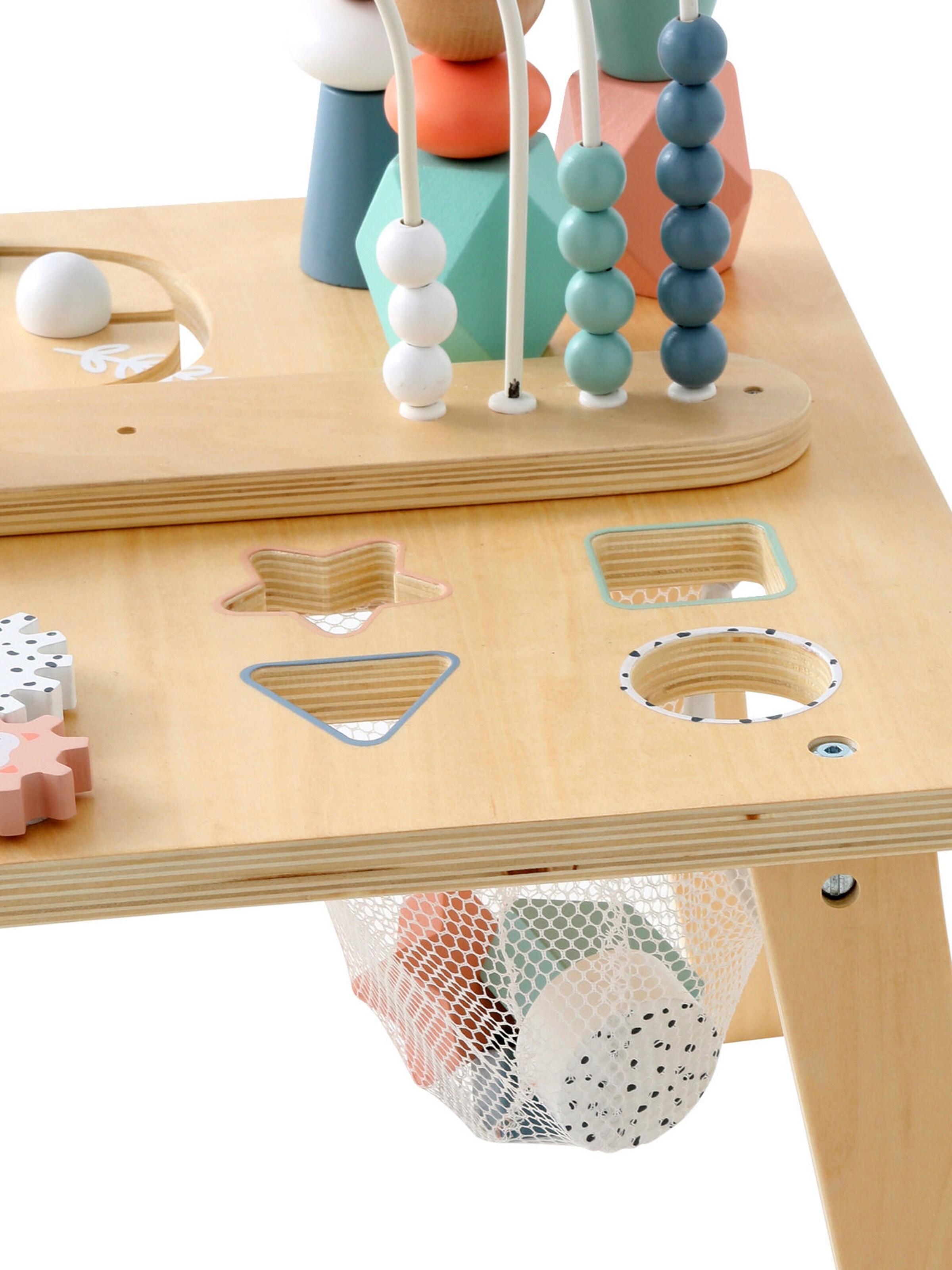 Vertbaudet Kinder Spieltisch REGENBOGEN, Holz FSC® mehrfarbig