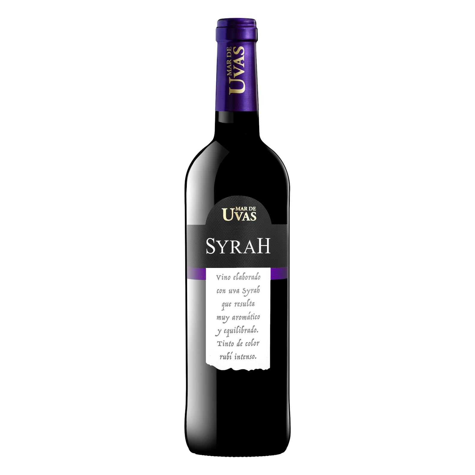 Vin rouge Syrah Mar de Uvas