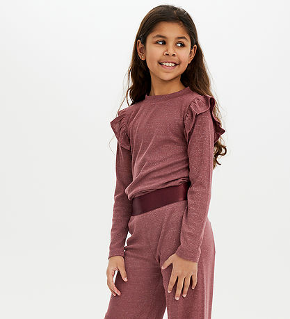 The New Bluse - Rib - TnFarah - Crushed Berry