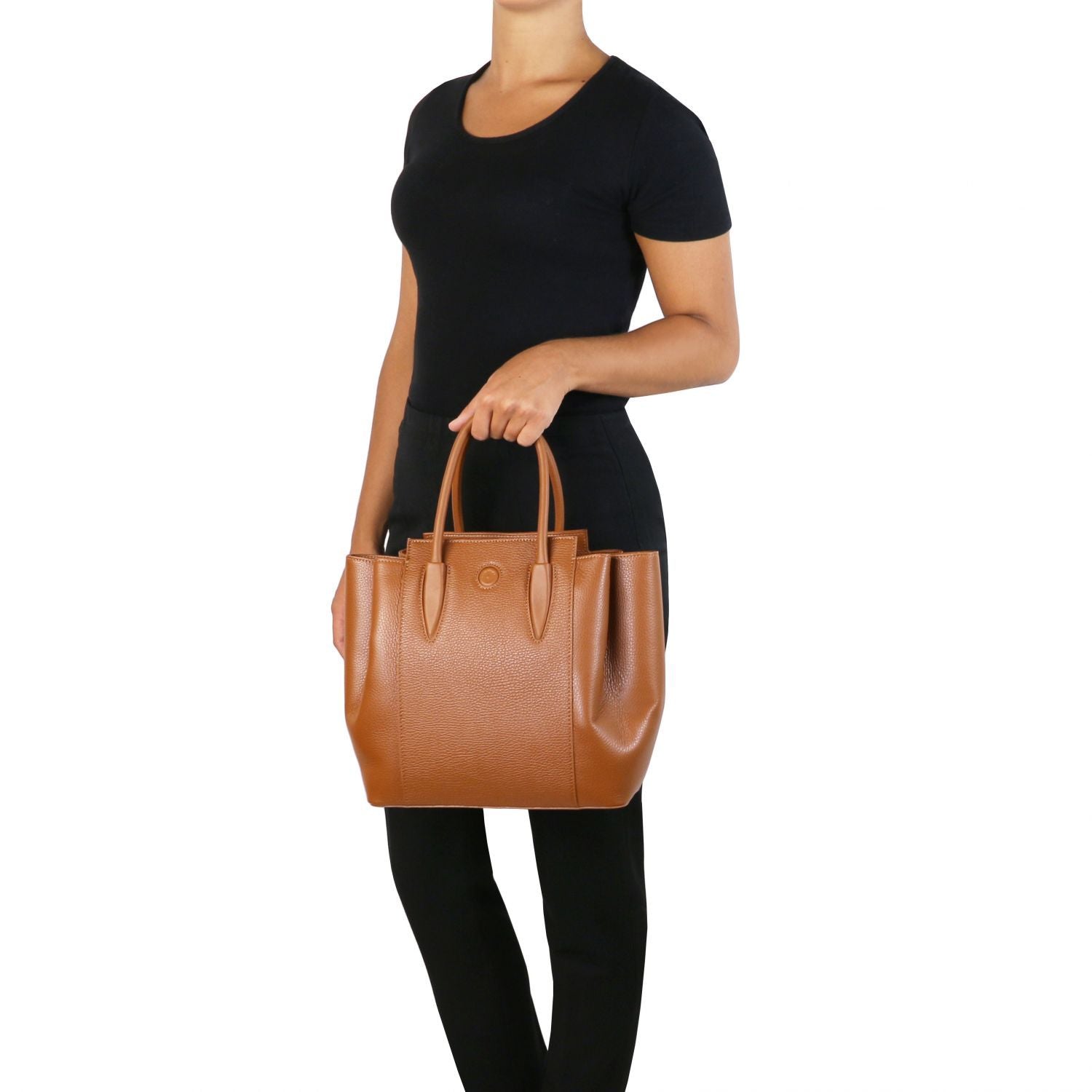TL141727 – Tulipan – leren Handtas