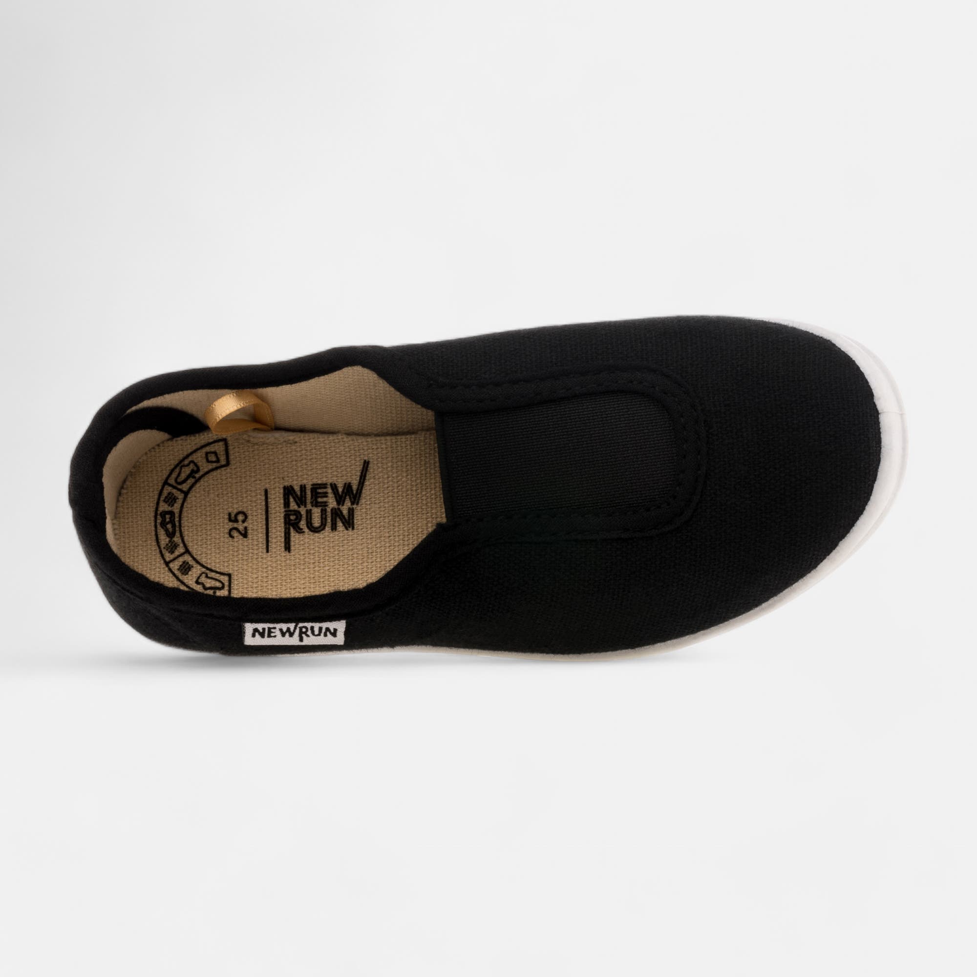 Baskets en toile Fille noir