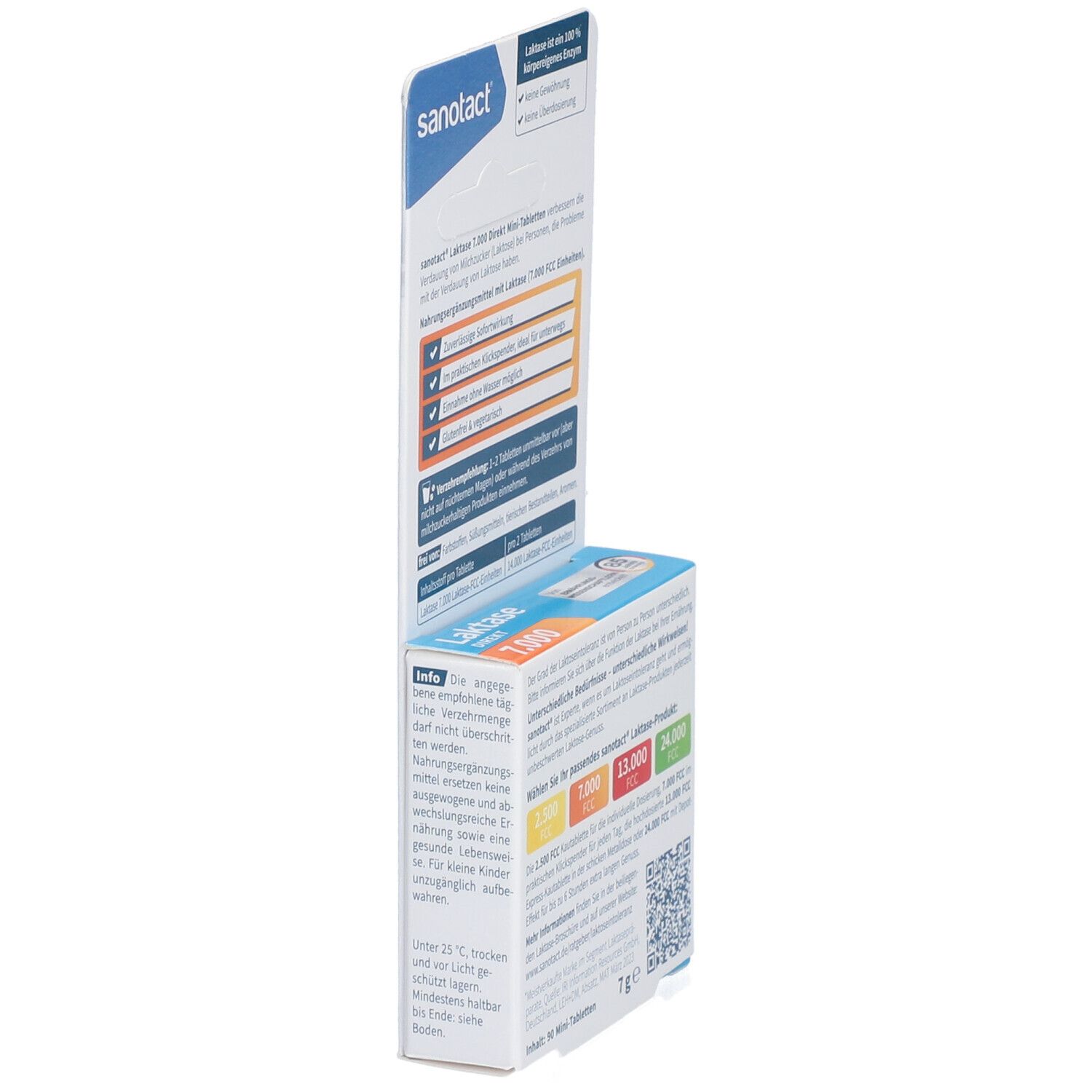 Sanotact Laktase direkt 7.000 Mini Tabletten