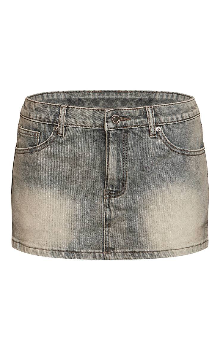 Vintage Jupe-short En Denim Mini