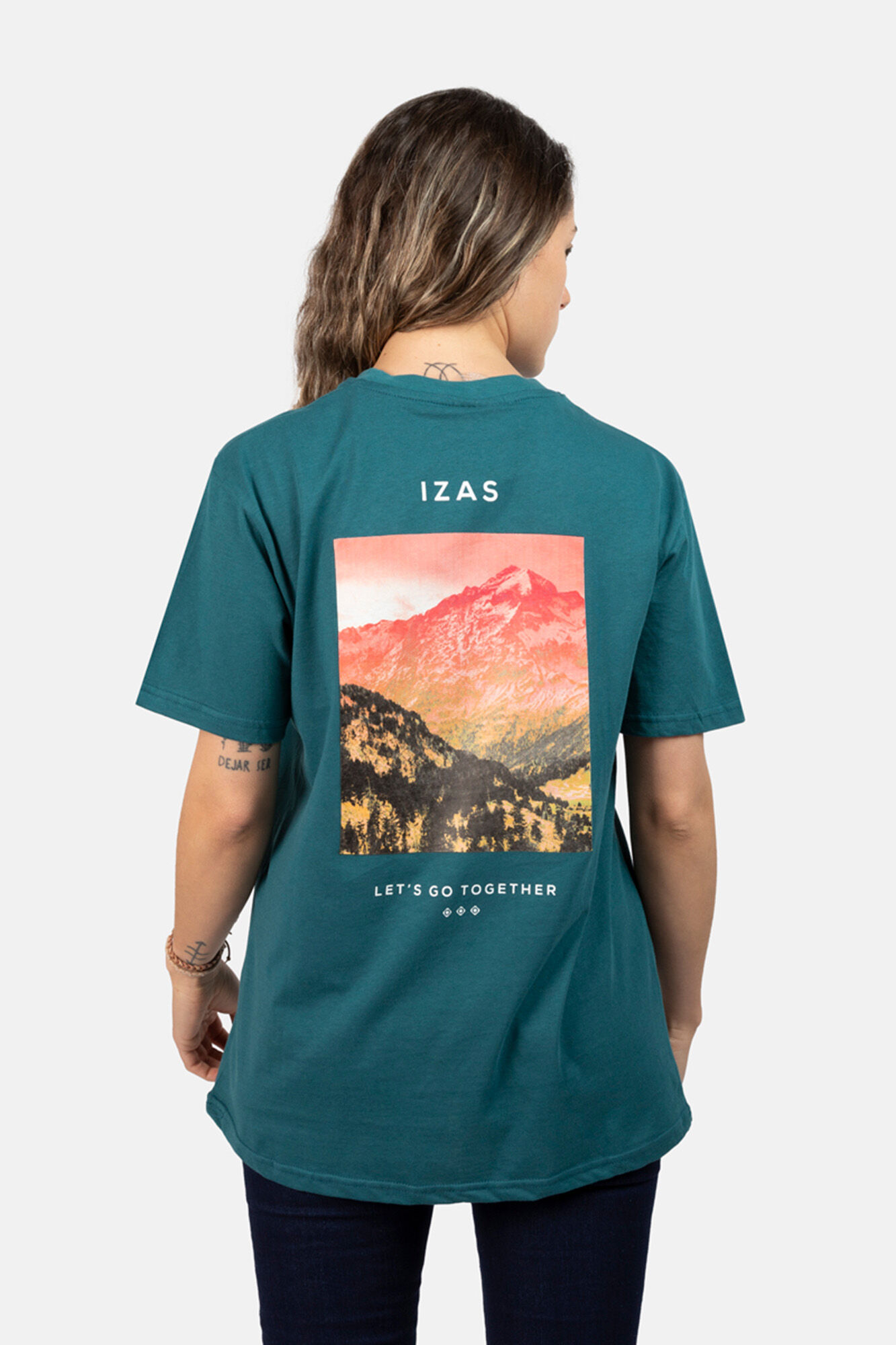 Camiseta Apies de manga curta - Azul