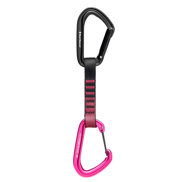 Dégaine escalade BLACK DIAMOND HOTFORGE HYBRID QUICKDRAW 12CM ULTRA PINK