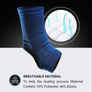 MX Health Mx Standard Ankle Support Elastic - L 1ST