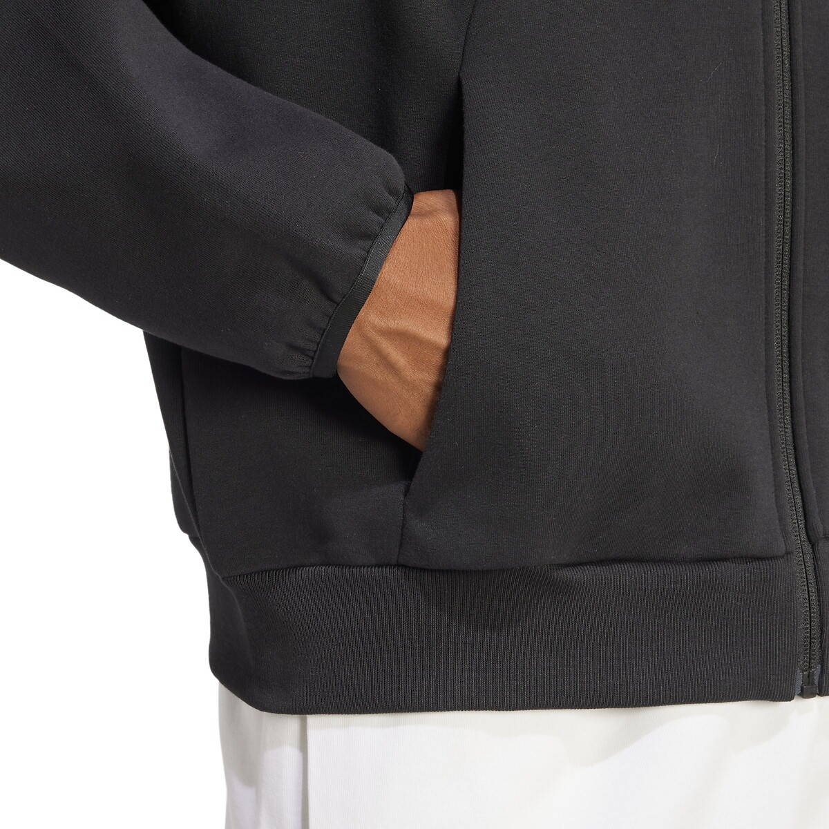 ADIDAS ROUPAS ESPORTIVAS<br>Moletom Future Icons com logo klein