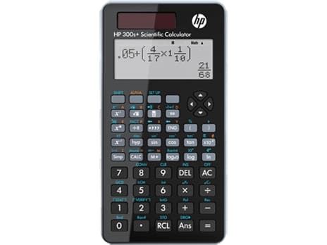HP 300s+, Lomme, Vitenskaplig, 15 sifre, 4 linjer, Batteri, Svart