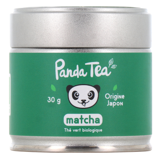 Panda Tea matcha bio poudre - Thé vert biologique origine Japon