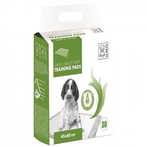 Tapete de aprendizagem MPets verde grama branca para filhotes