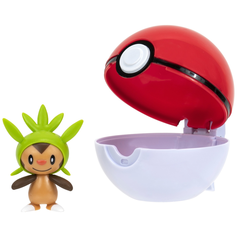 Pokémon Clip 'N' Go Chespin und Pokéball