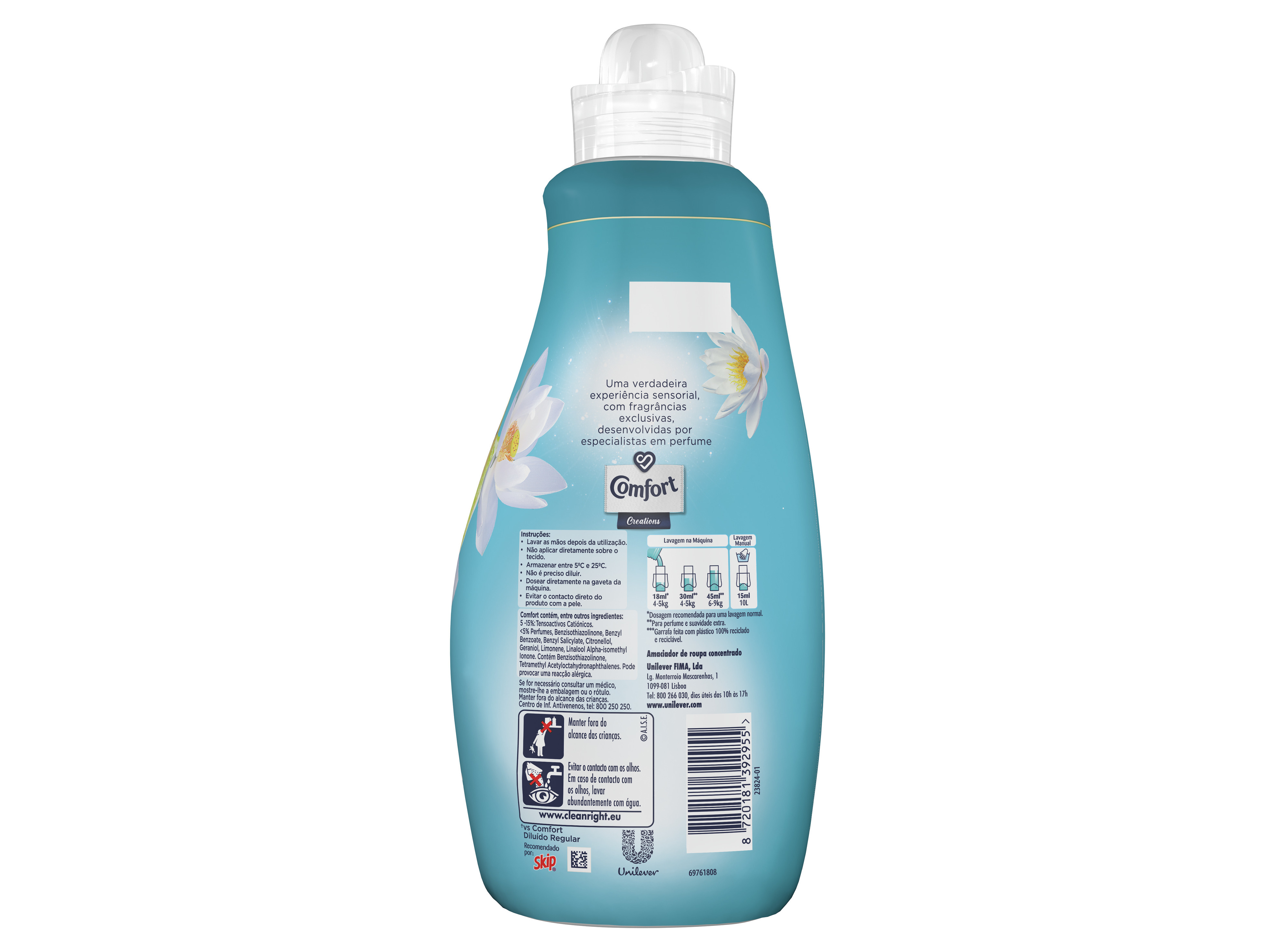 AMACIADOR CONCENTRADO COMFORT CREATIONS FLOR LÓTUS LIMA 76 DOSES