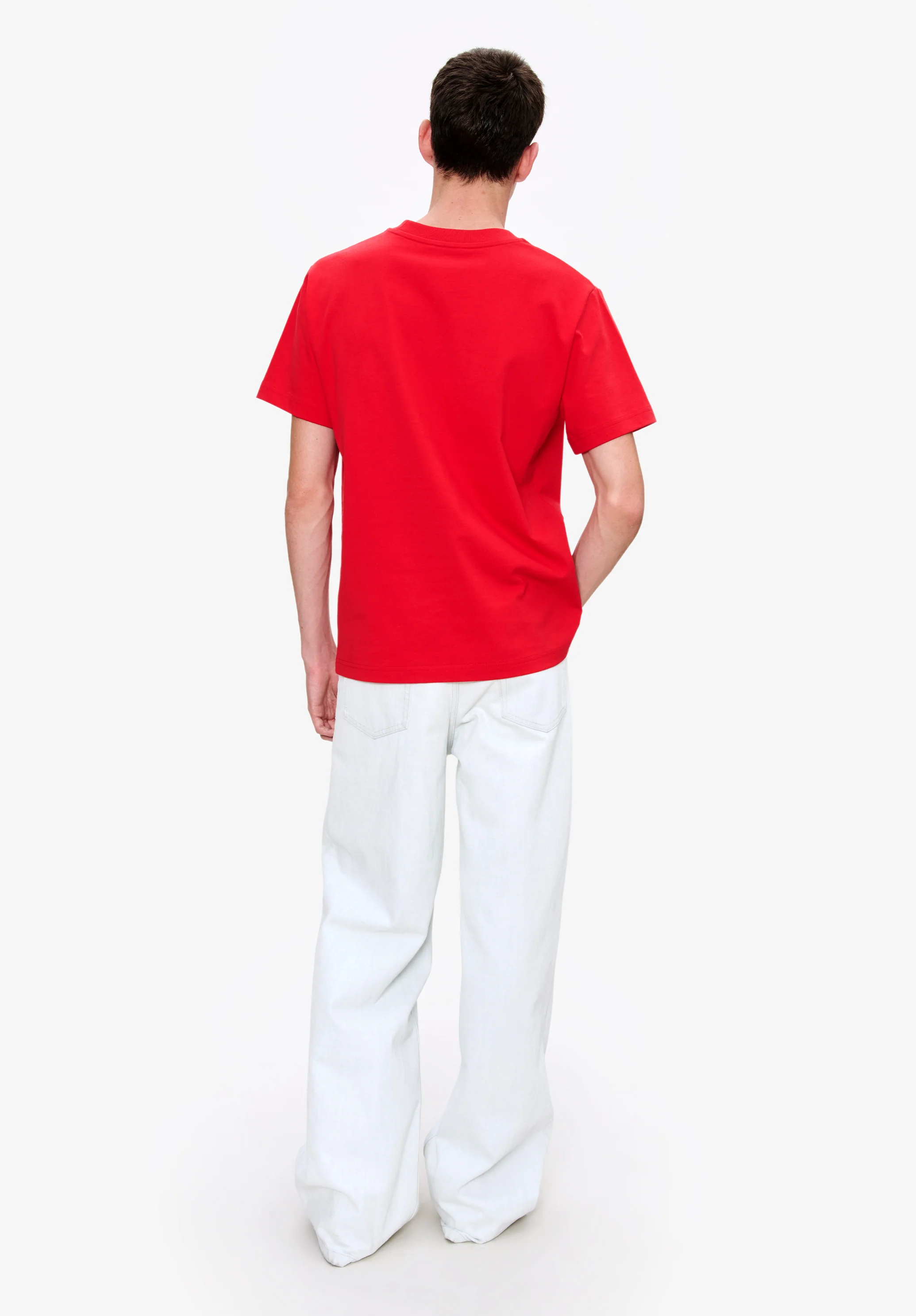 t-shirt standard grand vpc GOTS - Rouge ecru