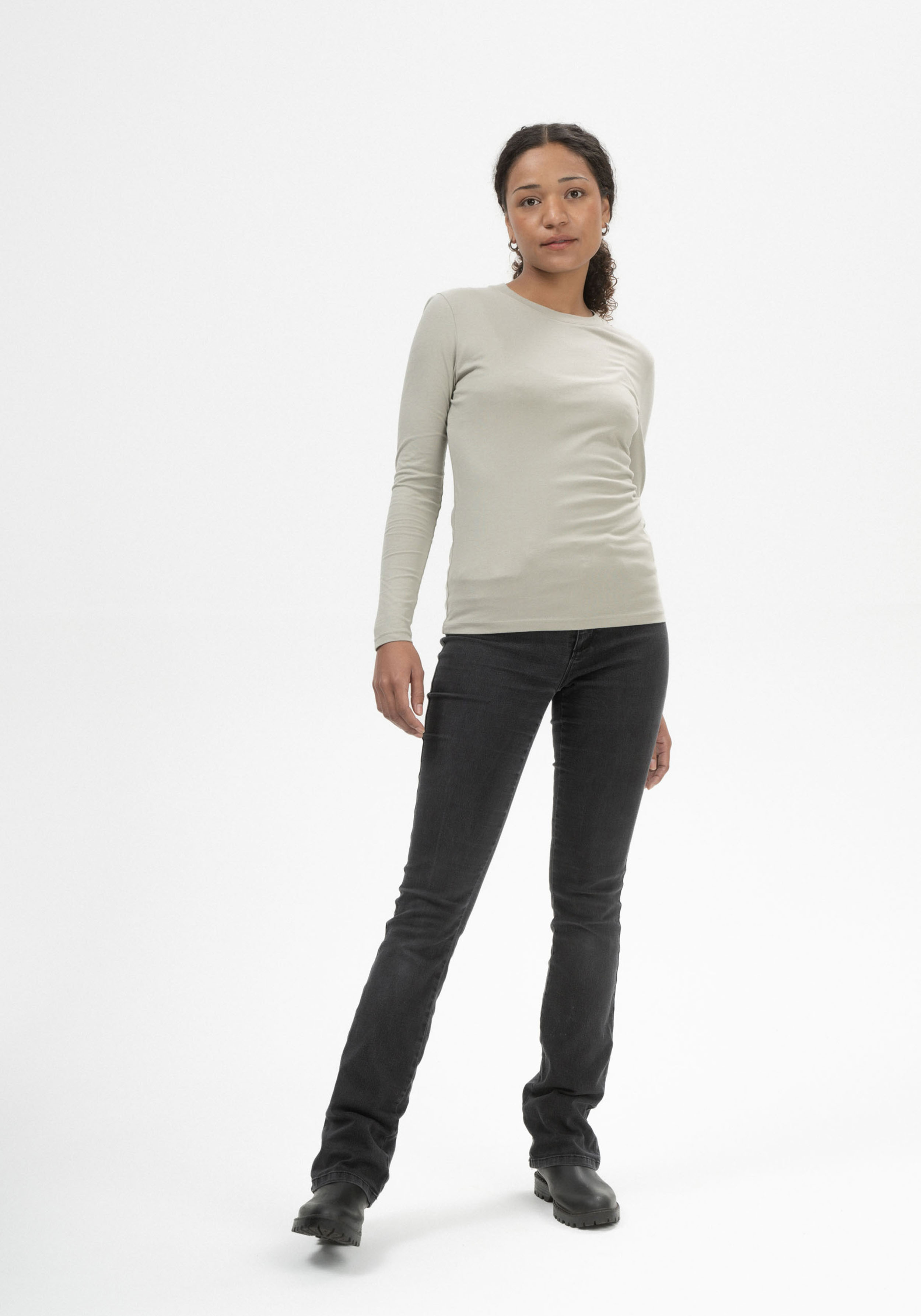 Mela Longsleeve Dhivya Shirt Dusty Green