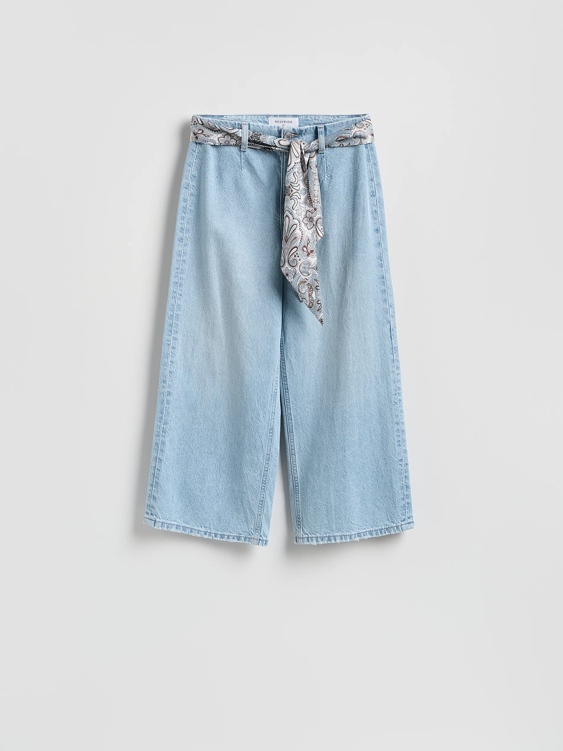 Culotte Jeans mit Tuch