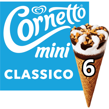 Cornetto Ijshoorntje Mini Classico 6 x 60 ml