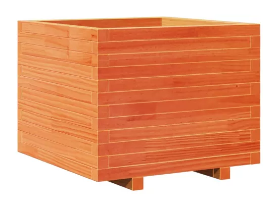 Jardinière bac lit surélevé bois marron 60 x 60 x 49.5 cm 02_0038473