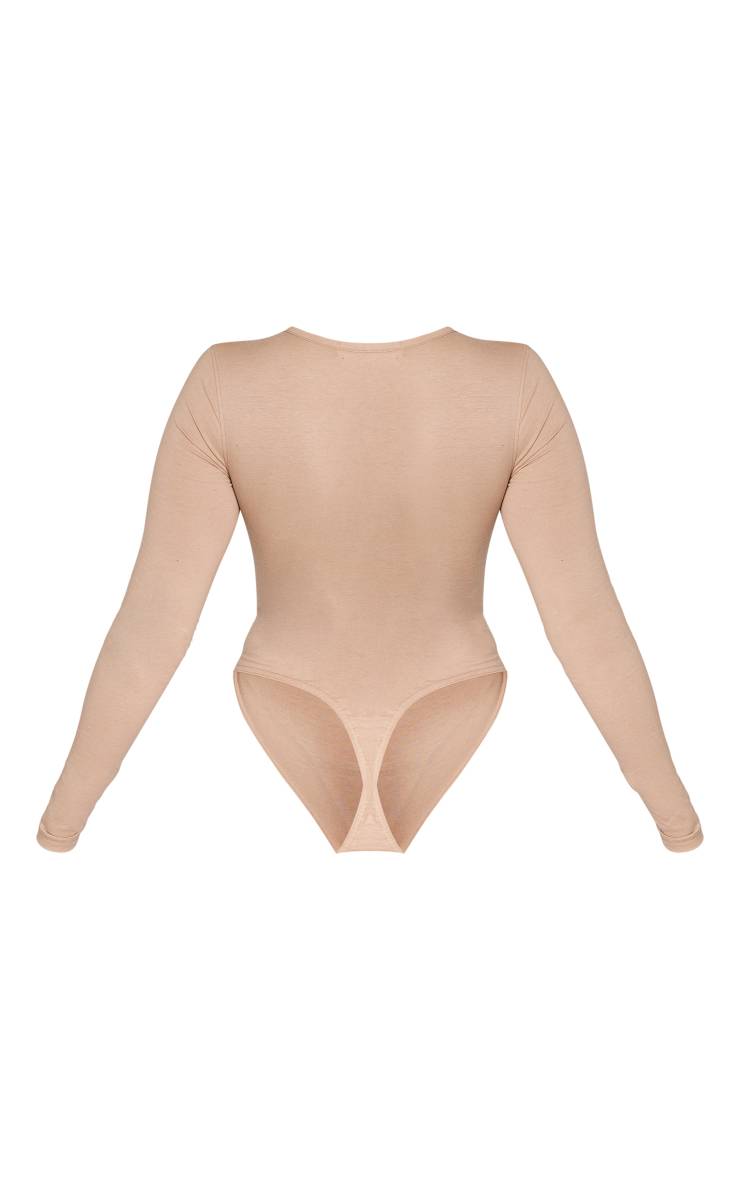 Moka Body À Manches Longues Avec Logo Prettylittlething
