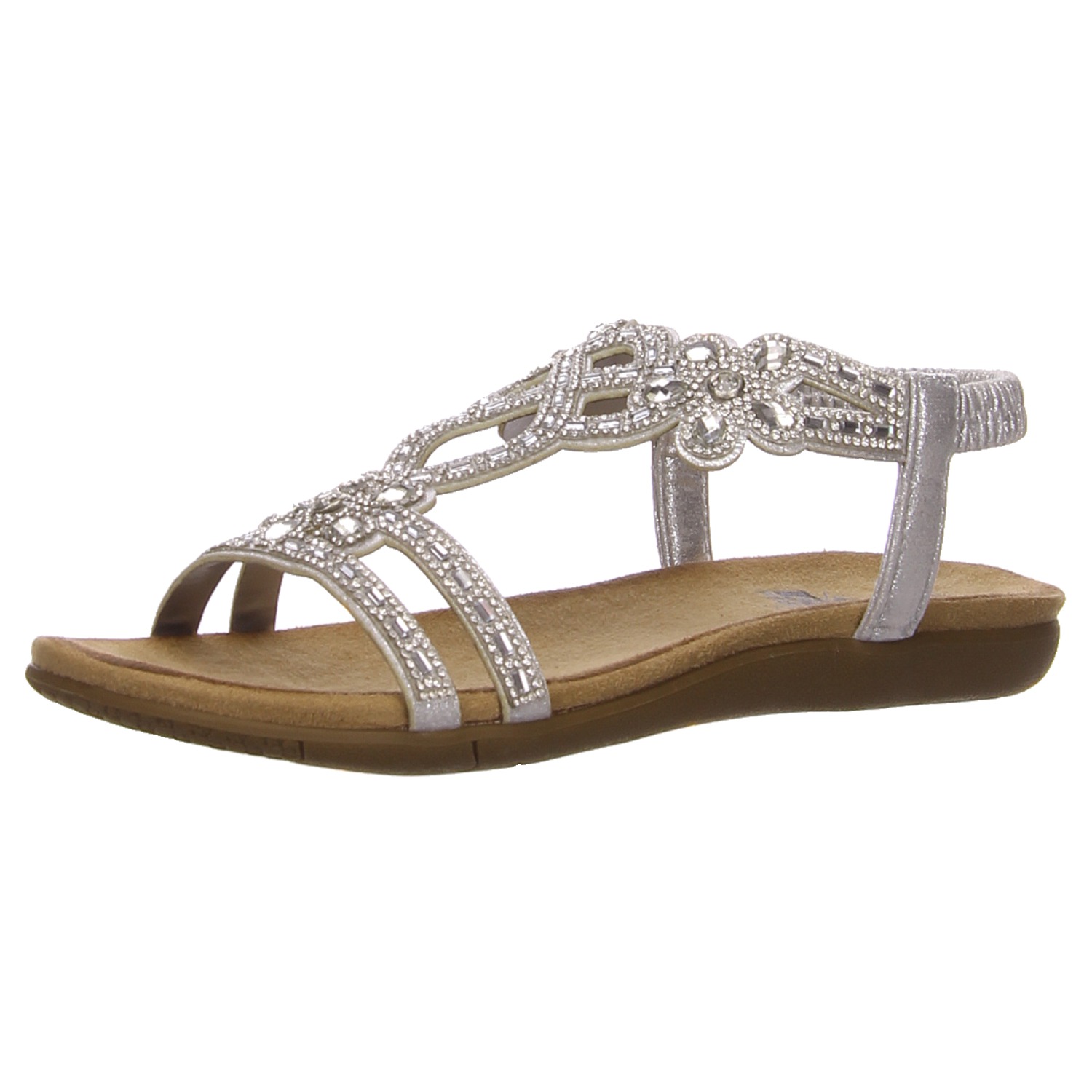 2 Go Shoes Sandale silber gold/silber/bronce