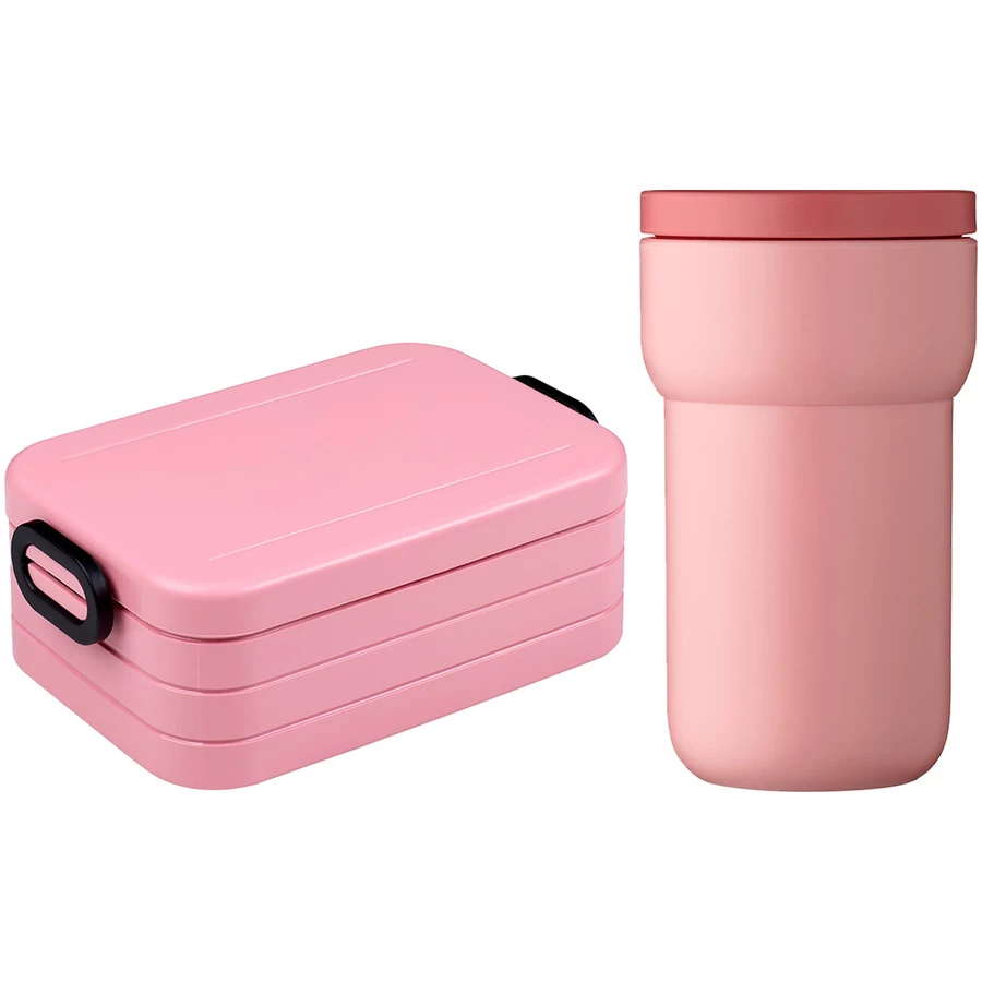 Mepal Lunchset Kaffee Ellipse + TAB pink